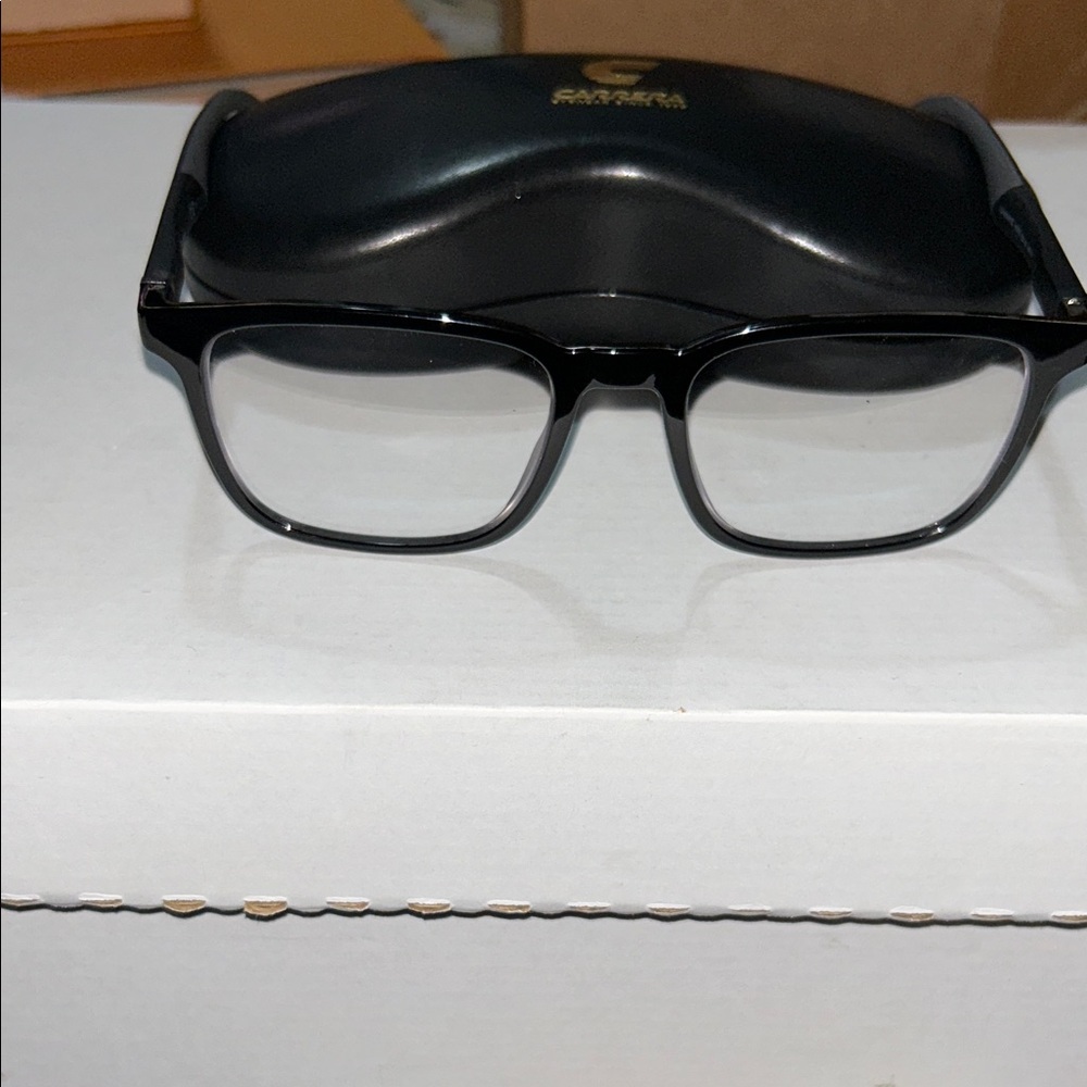 Carrera Black Rectangular Glasses - image 1
